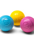 West Paw - Boundr® 2-Pack Dog Toy Ball for Play, Chew, and Fetch: Glow