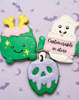 Lucky Biscuit Pet Bakery - Halloween Ghost Customizable : Ghost Customizable