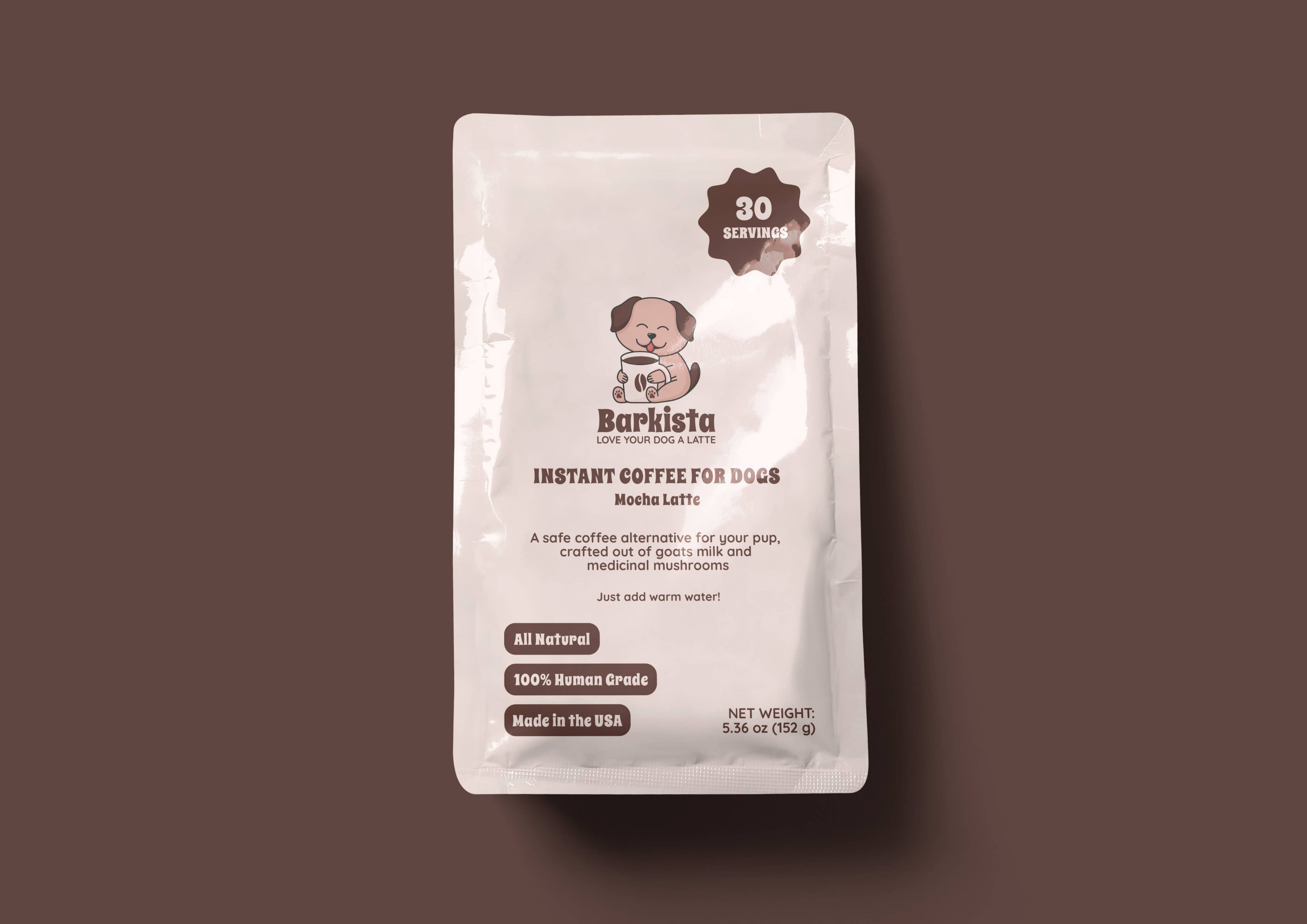 Barkista - Mocha Latte Instant Dog Coffee