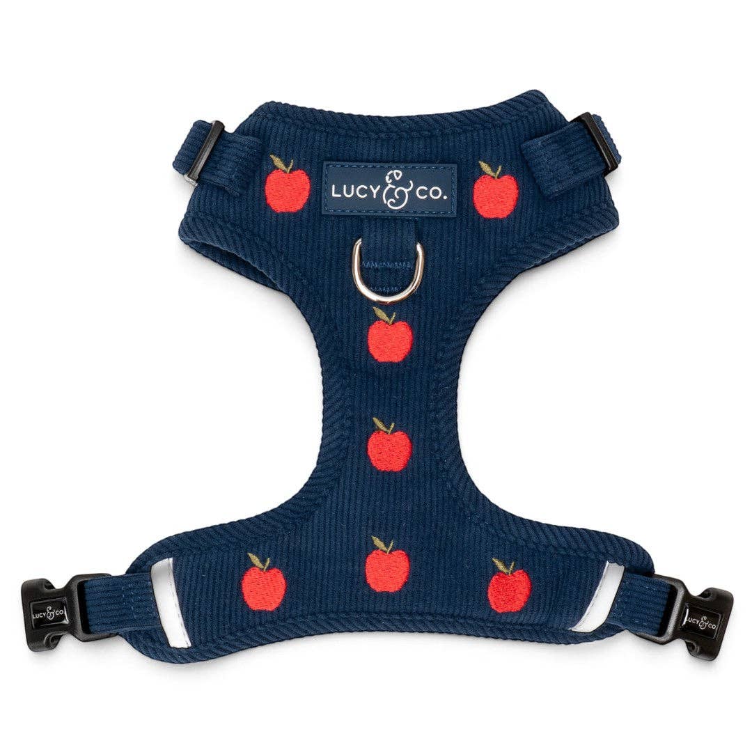 Lucy &amp; Co. - Appley Ever After Corduroy No-Pull Harness