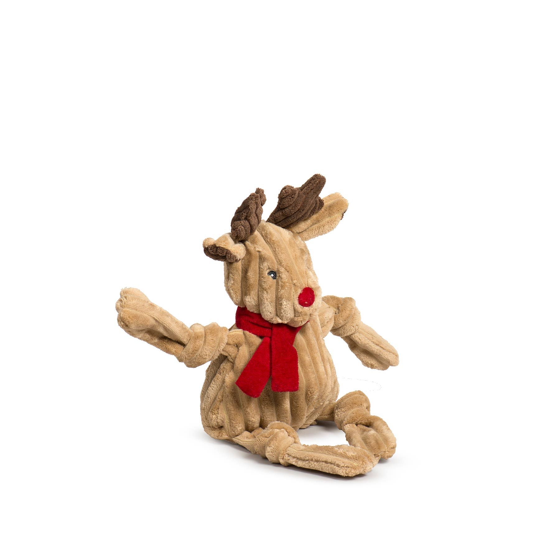 HuggleGroup - Rudy Reindeer Knottie® Durable Plush Dog Toy: Small