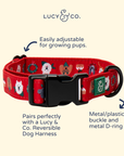 Lucy & Co. - Happy Howlidays Collar