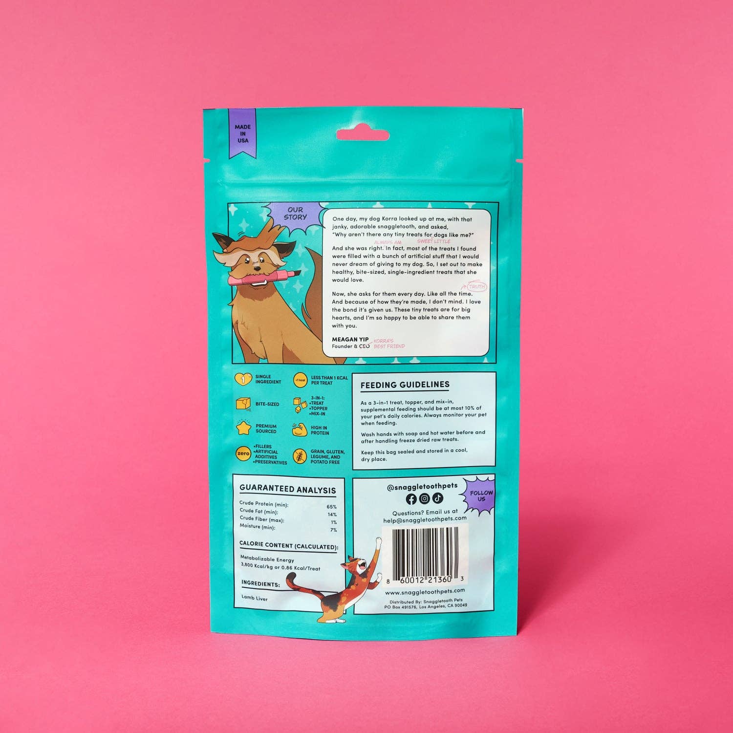 Snaggletooth Pets - Lamb Liver Teeny Tiny Treats