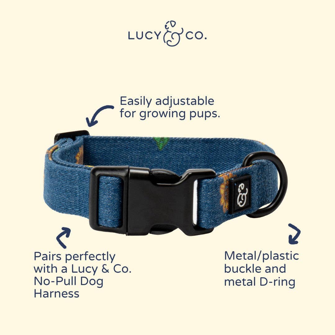 Lucy &amp; Co. - Sunflower Power Denim Collar