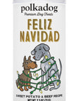 Pet Palette Distribution - Polkadog Holiday Mini Tube: Sweet Potato and Beef 2.5oz