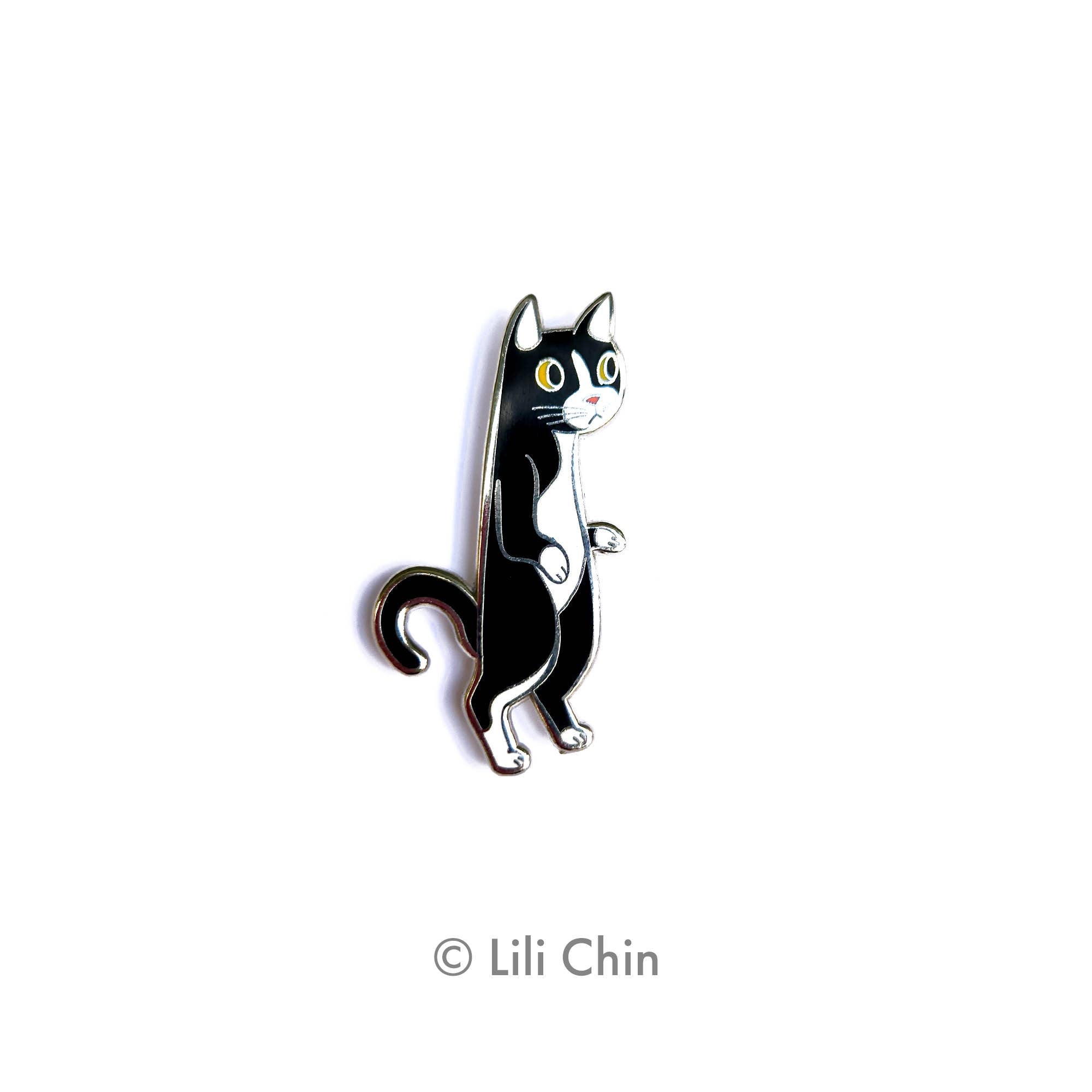 Lili Chin Art - "Meerkat" KITTY PIN