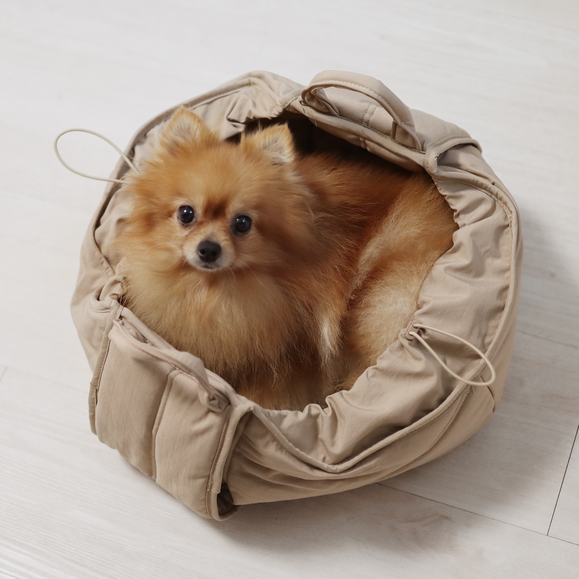 Lambwolf Collective - OLLA // PETITE PET CARRYCOT // DOG &amp; CAT CARRIER: Camel