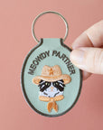 Lindy Stark Designs - Meowdy Partner Embroidered Keychain