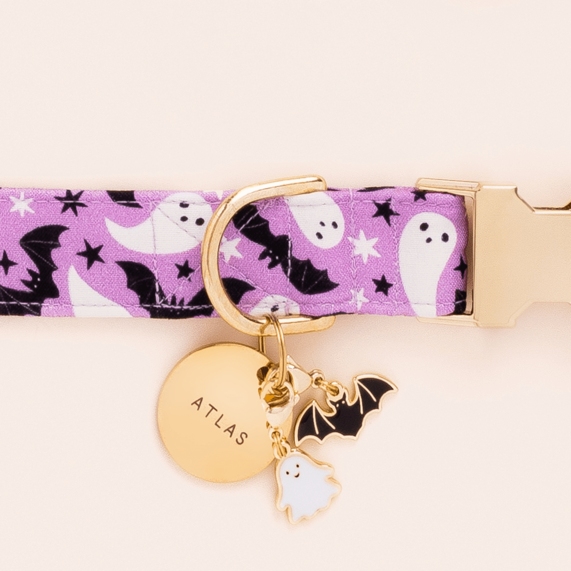 The Foggy Dog - Glow-in-the-Dark Ghost Collar Charm: Charm Only