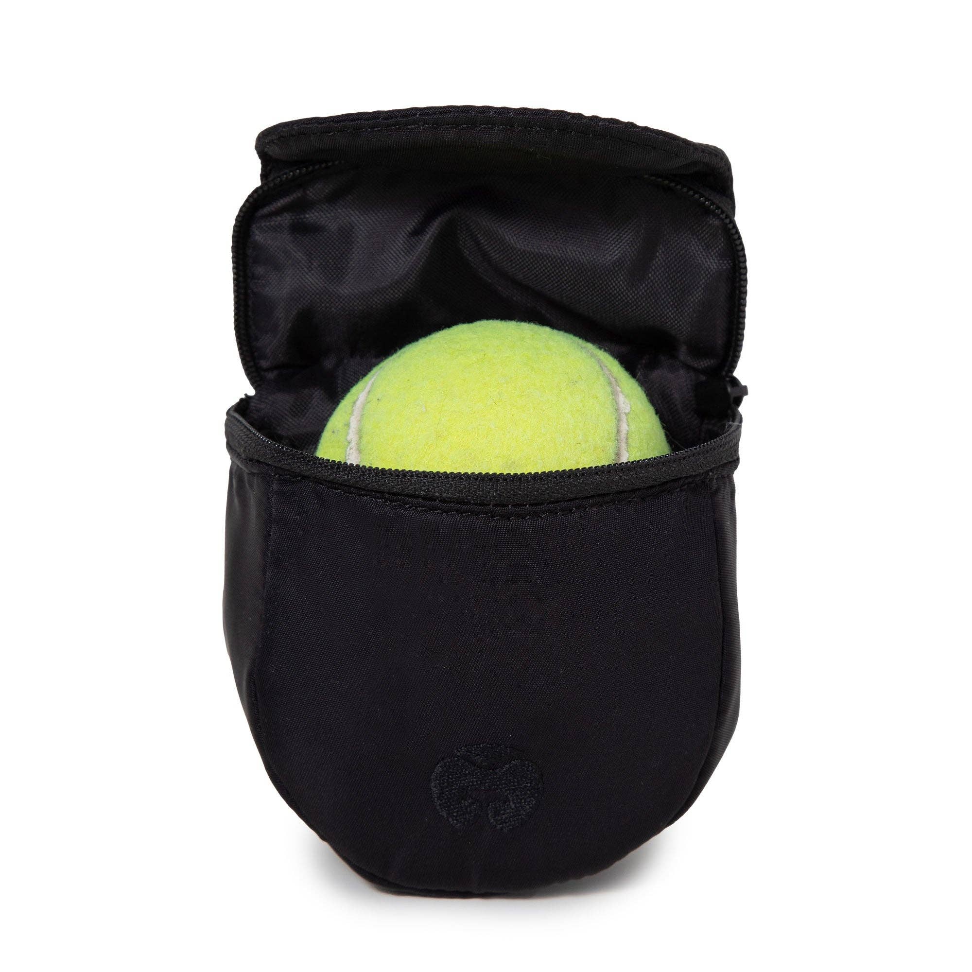 Playfield - Bailey Treat &amp; Ball Pouch - Coral Red, Forest Green, Black: Coral Red