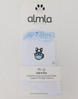 Almla Active - French Bulldog Embroidered Pilates Socks Frenchie Paw Grips