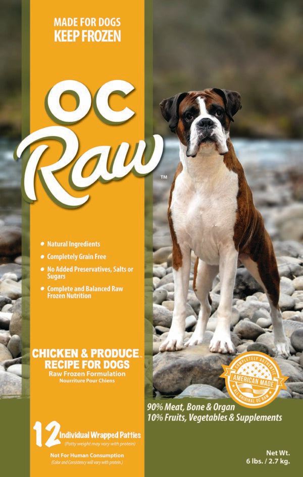 OC Raw Frozen Chicken &amp; Produce