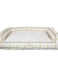 Petshop by Fringe Studio - BLOCK PRINT MARIGOLD LARGE COUCH PET BED