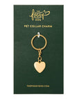The Foggy Dog - Heart of Gold Collar Charm: Charm Only