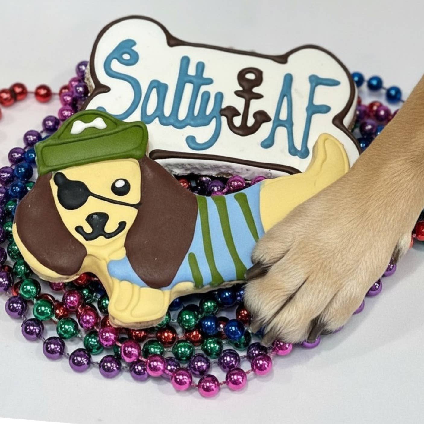 Lucky Biscuit Pet Bakery - Pirate Salty AF Bone : Salty AF