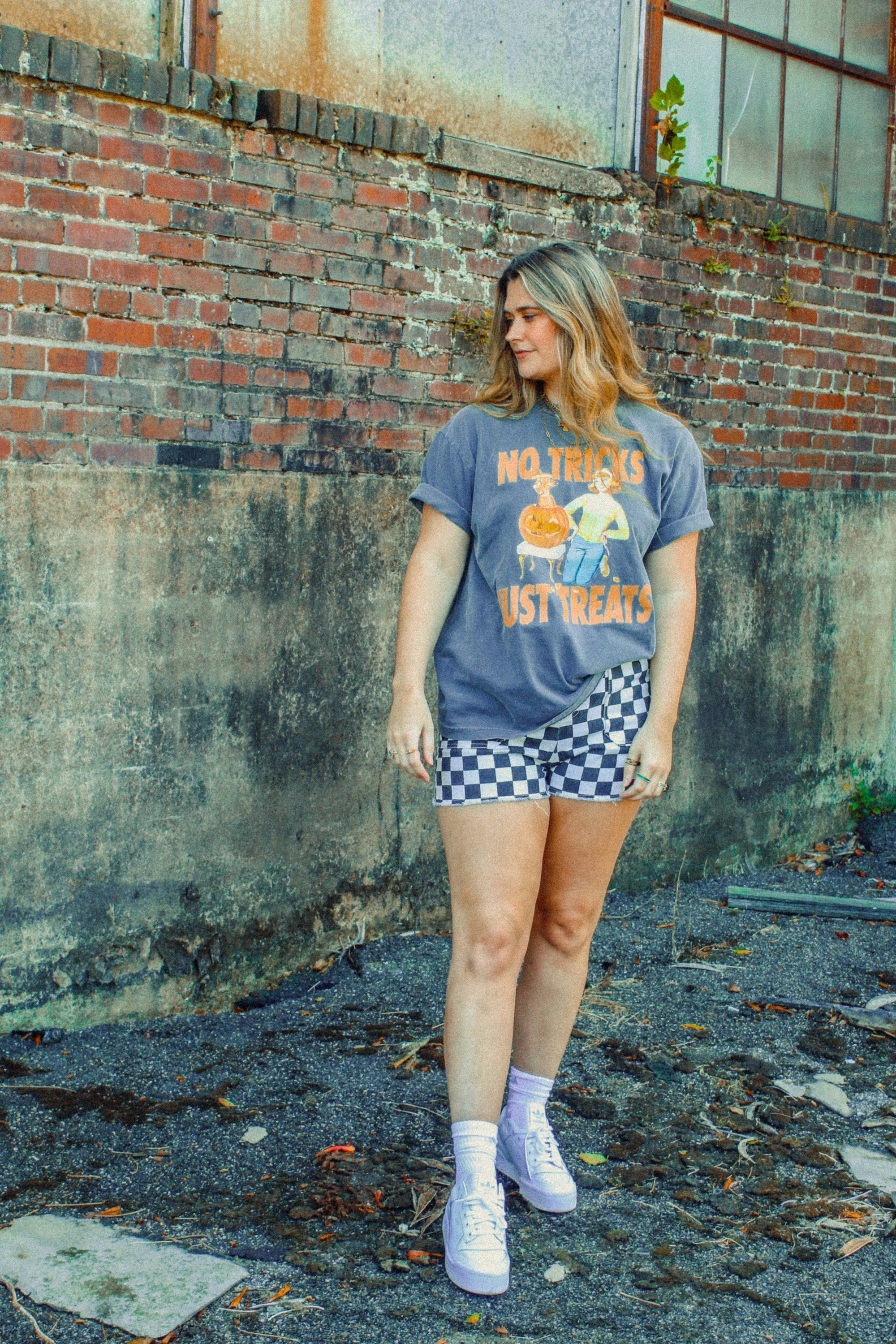 The Clandestine Underground - No Tricks Just Treats,  Halloween Oversized TShirt: S/M