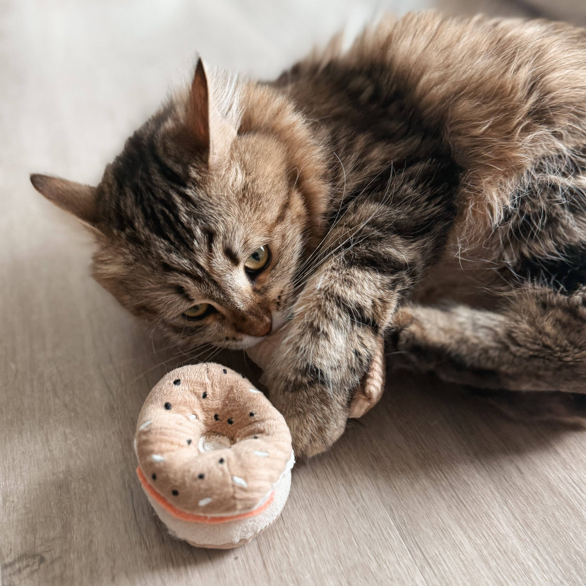 Lambwolf Collective - KITTY PIZZA &amp; BAGEL SET//cat toy: Default Title
