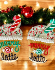 YumYum4DOGS - Iced Merry Mint Christmas Latte dog treats