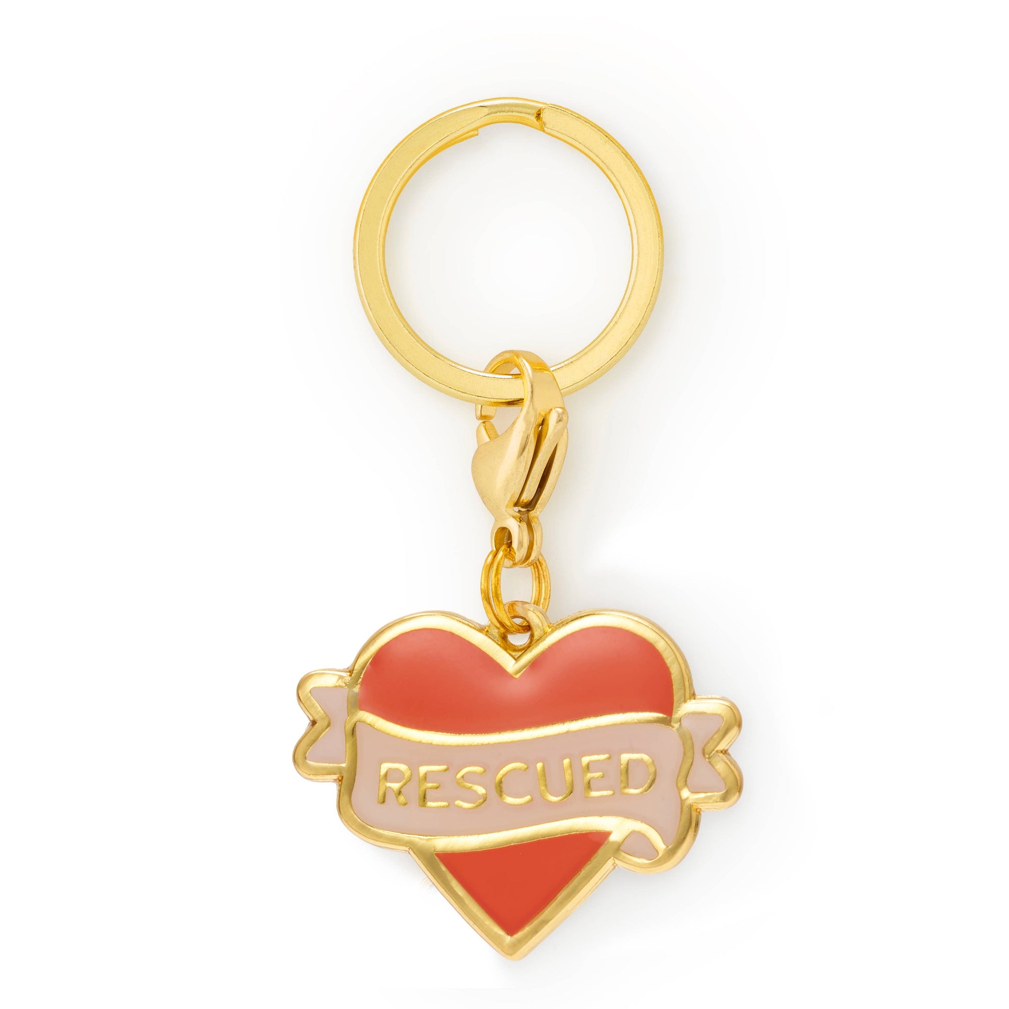 The Foggy Dog - Rescued With Love Collar Charm: Charm Only