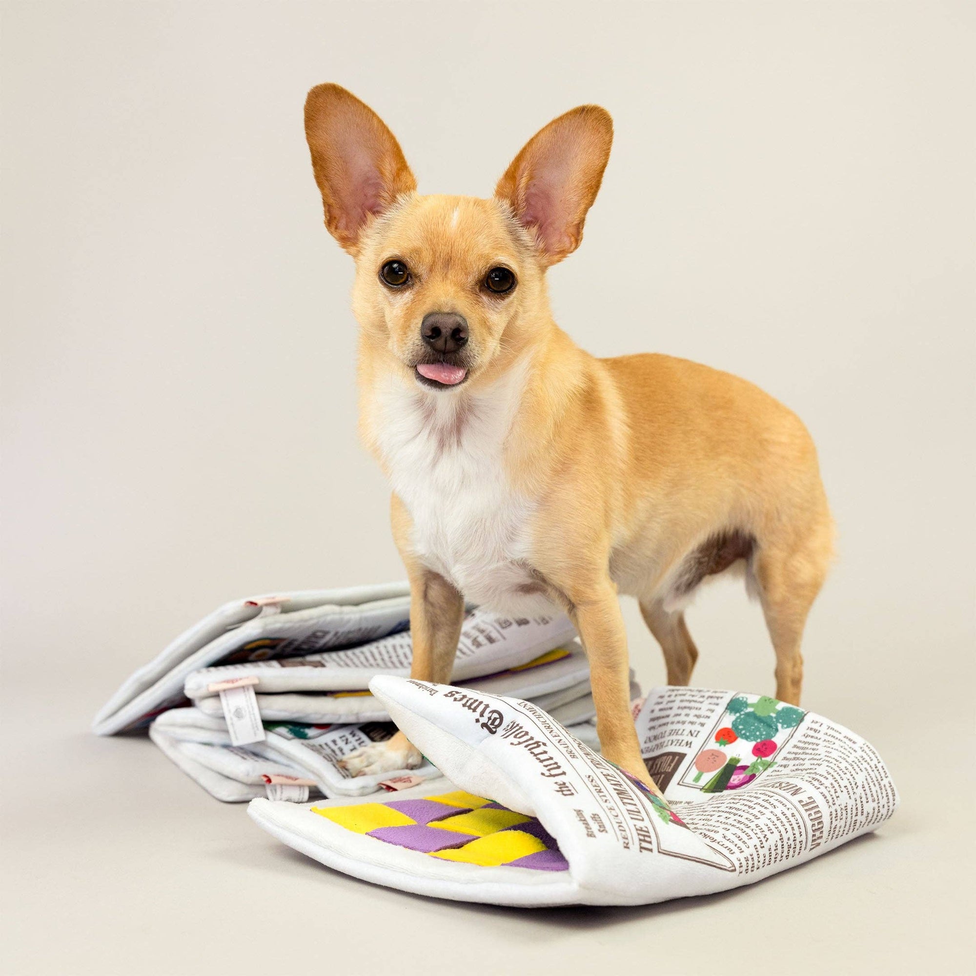the furryfolks - Newspaper Nosework Toy