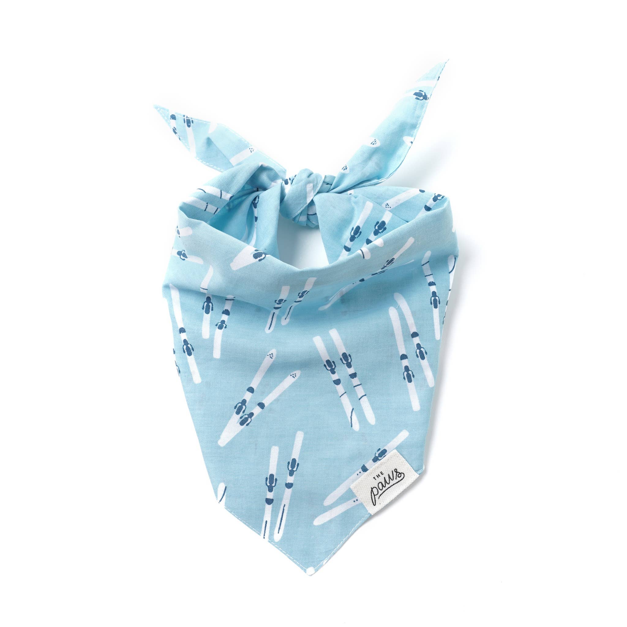 The Paws Ski Winter Dog Bandana