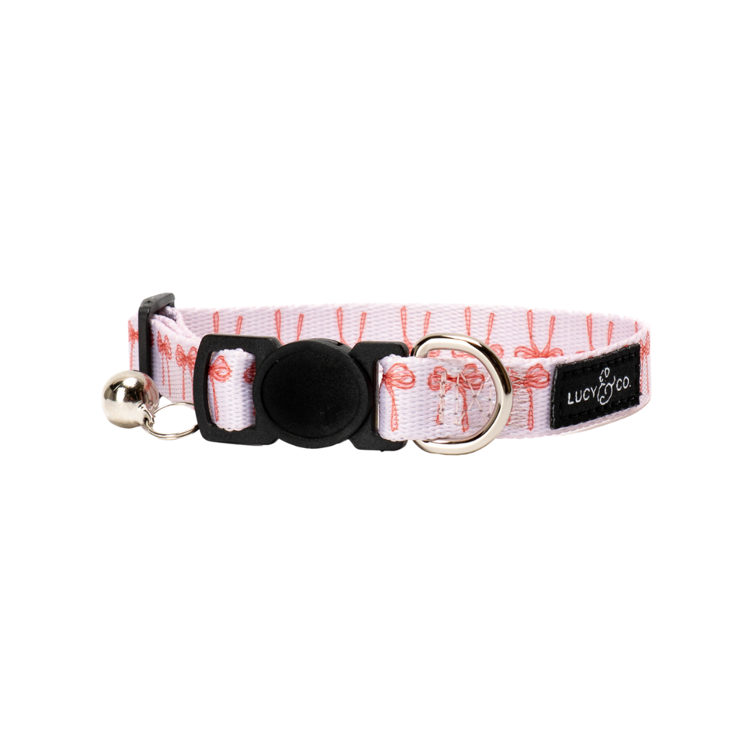 Lucy &amp; Co. - Take a Bow Breakaway Cat Collar: L