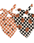 Dog Bandana Co. Halloween Plaid Reversible Dog Bandana
