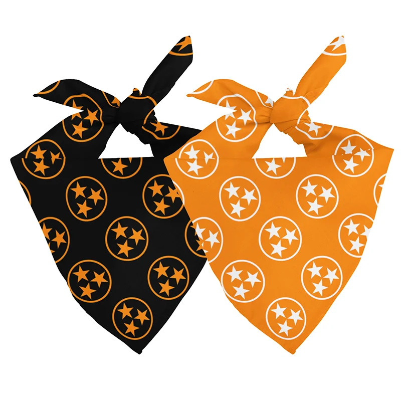 Dog Bandana Co. Tennessee Tri-Star Dog Reversible Dog Bandana