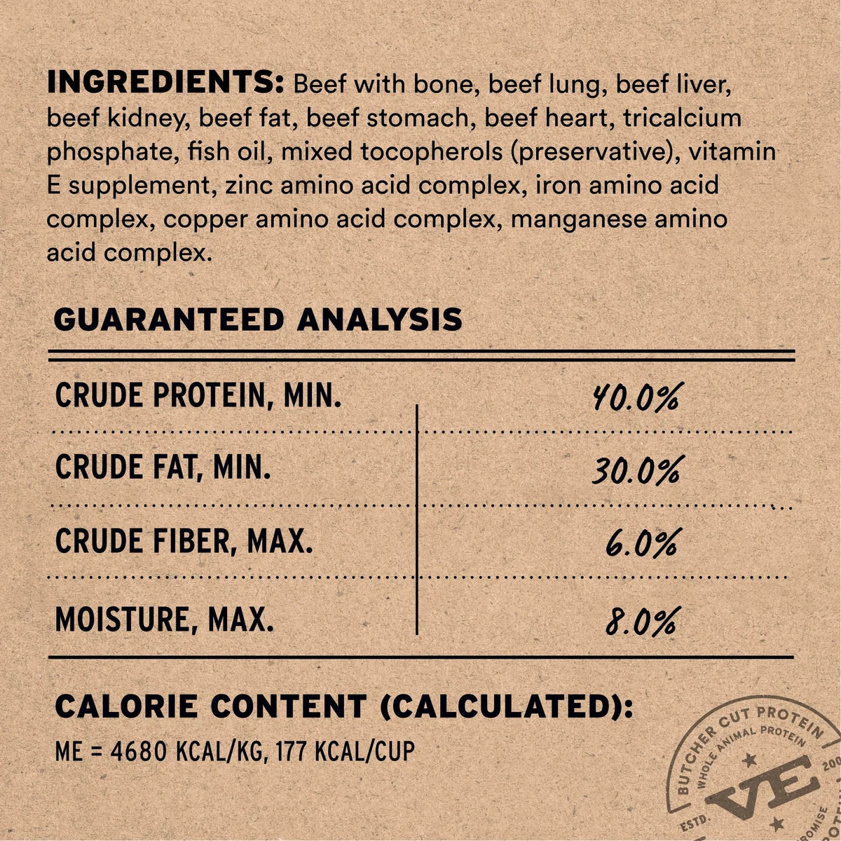 Vital Essentials Freeze-Dried Raw Beef Soft Nibs Entree