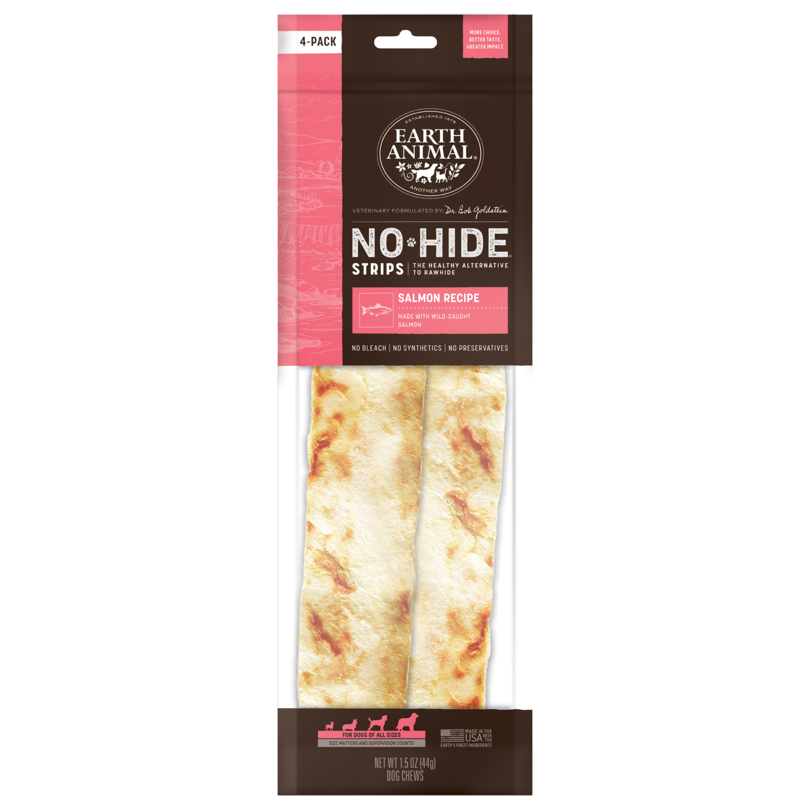 Earth Animal No-Hide Strips - 4pk