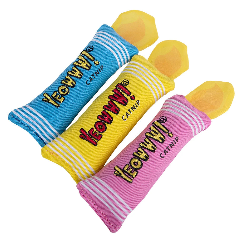 Yeowww! Birthday Catnip Candle Toys