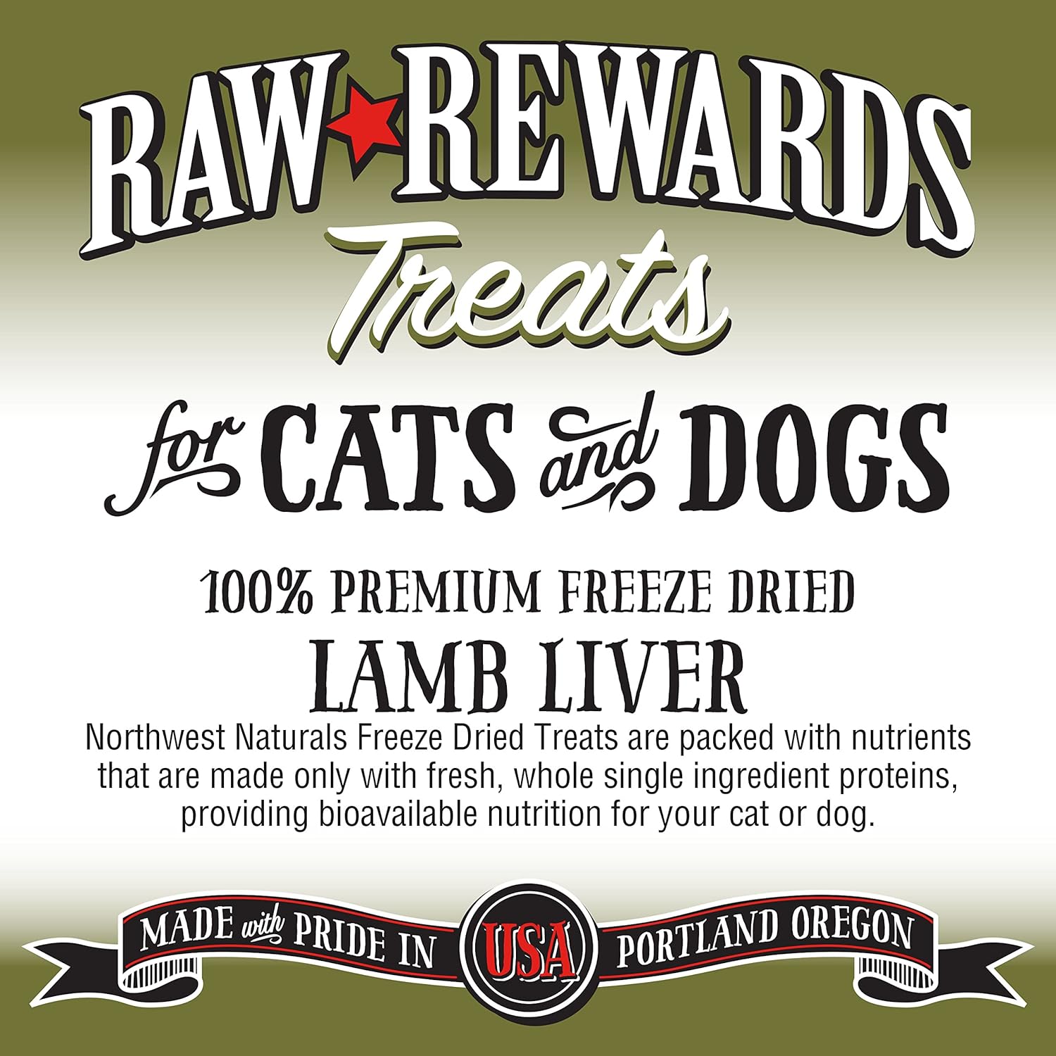 Northwest Naturals Raw Rewards - Lamb Liver