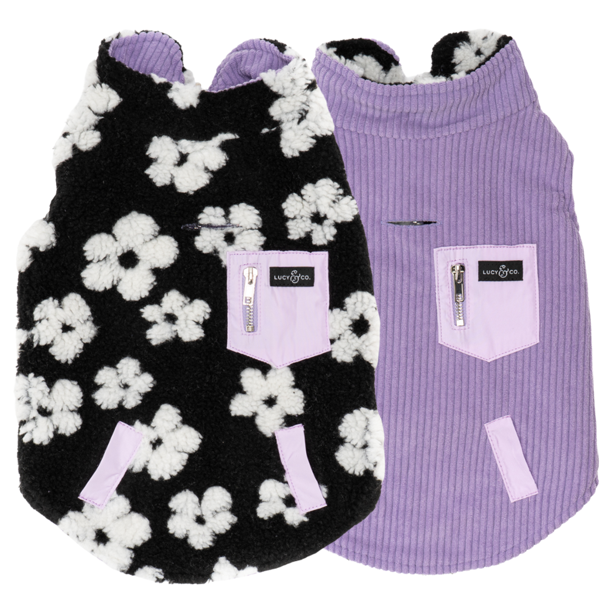 Lucy &amp; Co. - Far Out Reversible Teddy Vest