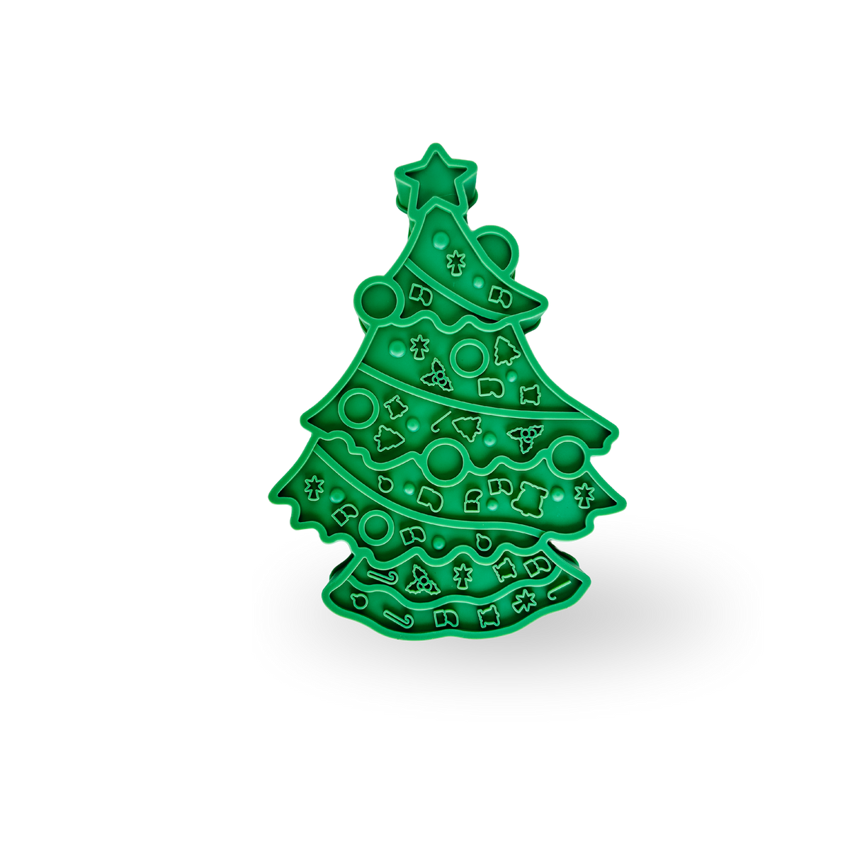 Barks and Brownies - Christmas Tree 2-in-1 Slowfeeder + Lickmat | Holly Green
