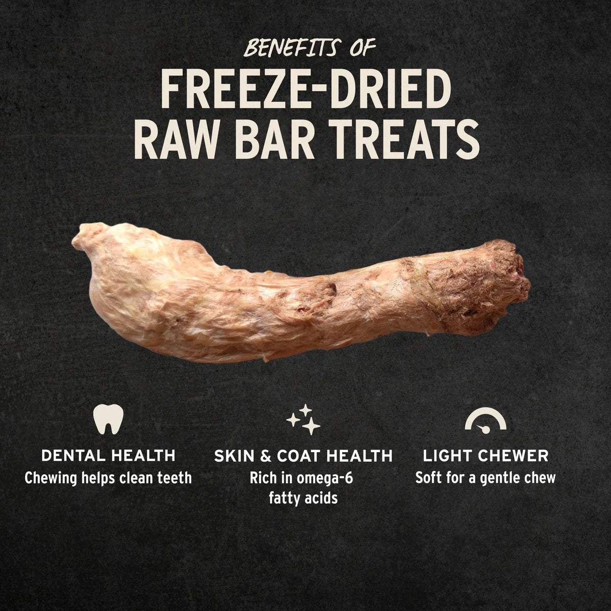 Vital Essentials Raw Bar - Freeze Dried Chicken Necks