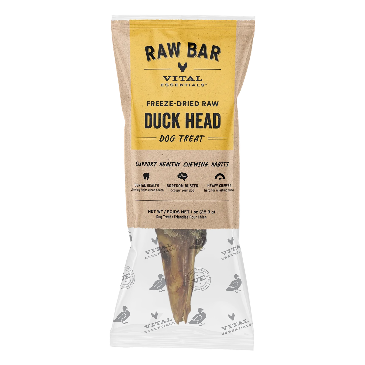 Vital Essentials Raw Bar - Freeze Dried Duck Heads