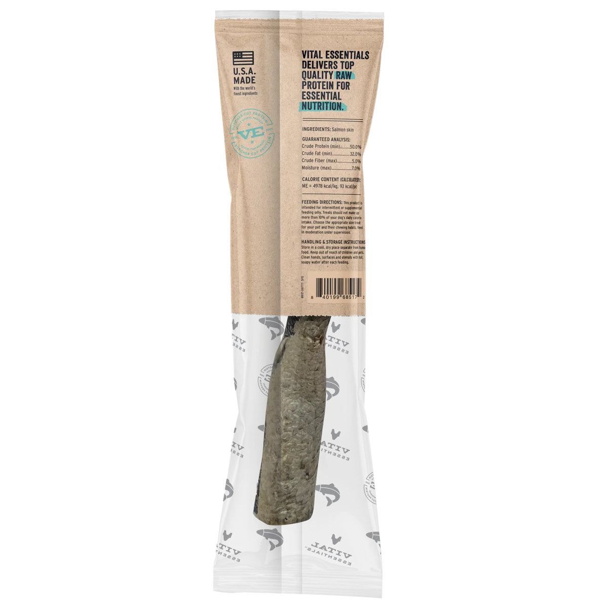 Vital Essentials Raw Bar - Freeze Dried Salmon Skins
