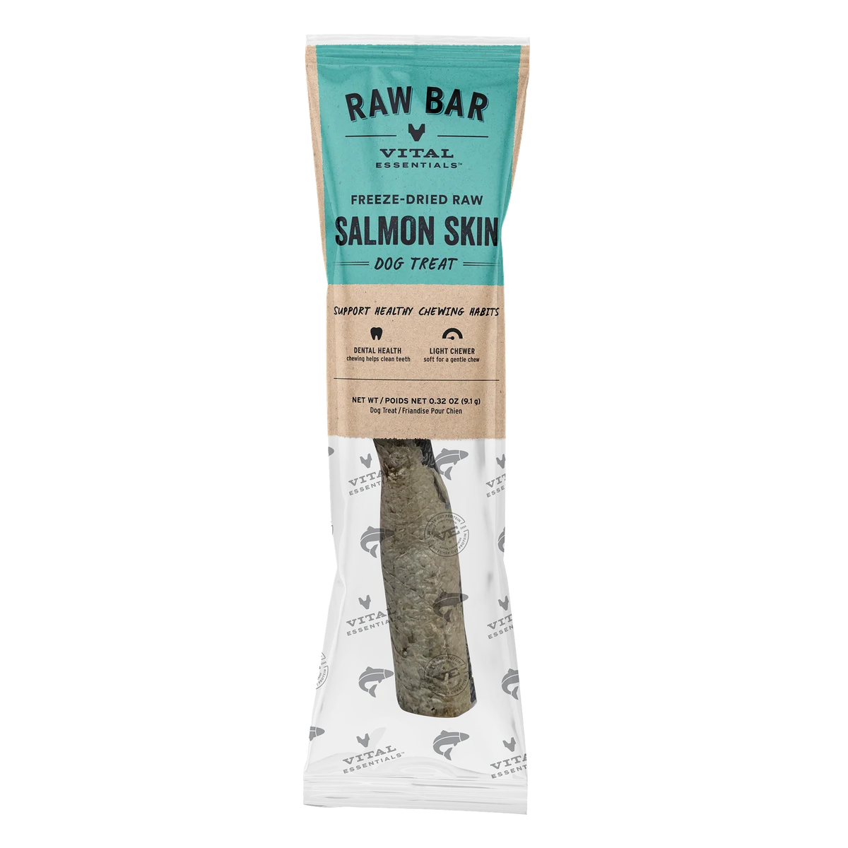 Vital Essentials Raw Bar - Freeze Dried Salmon Skins