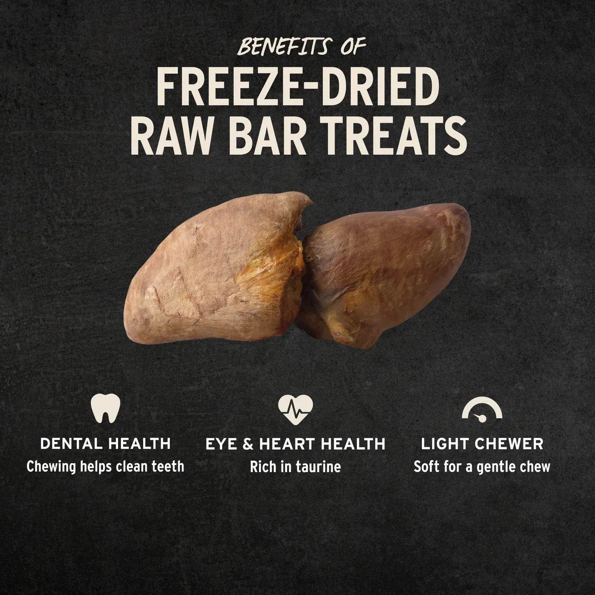 Vital Essentials Raw Bar - Freeze Dried Turkey Hearts