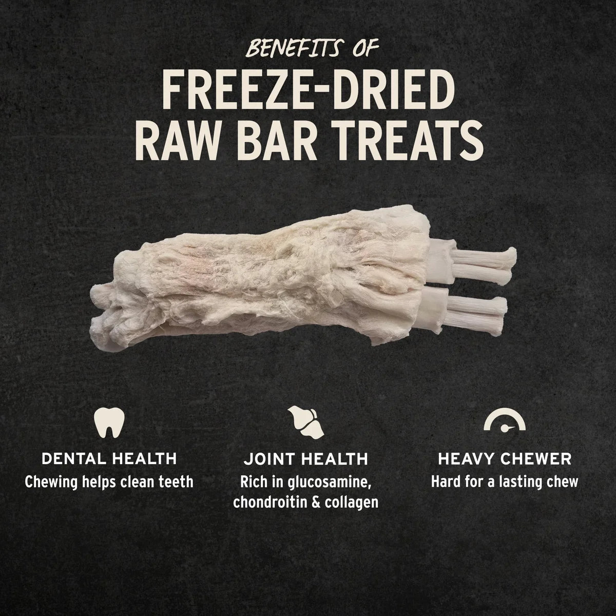 Vital Essentials Raw Bar - Freeze Dried Beef Tendon