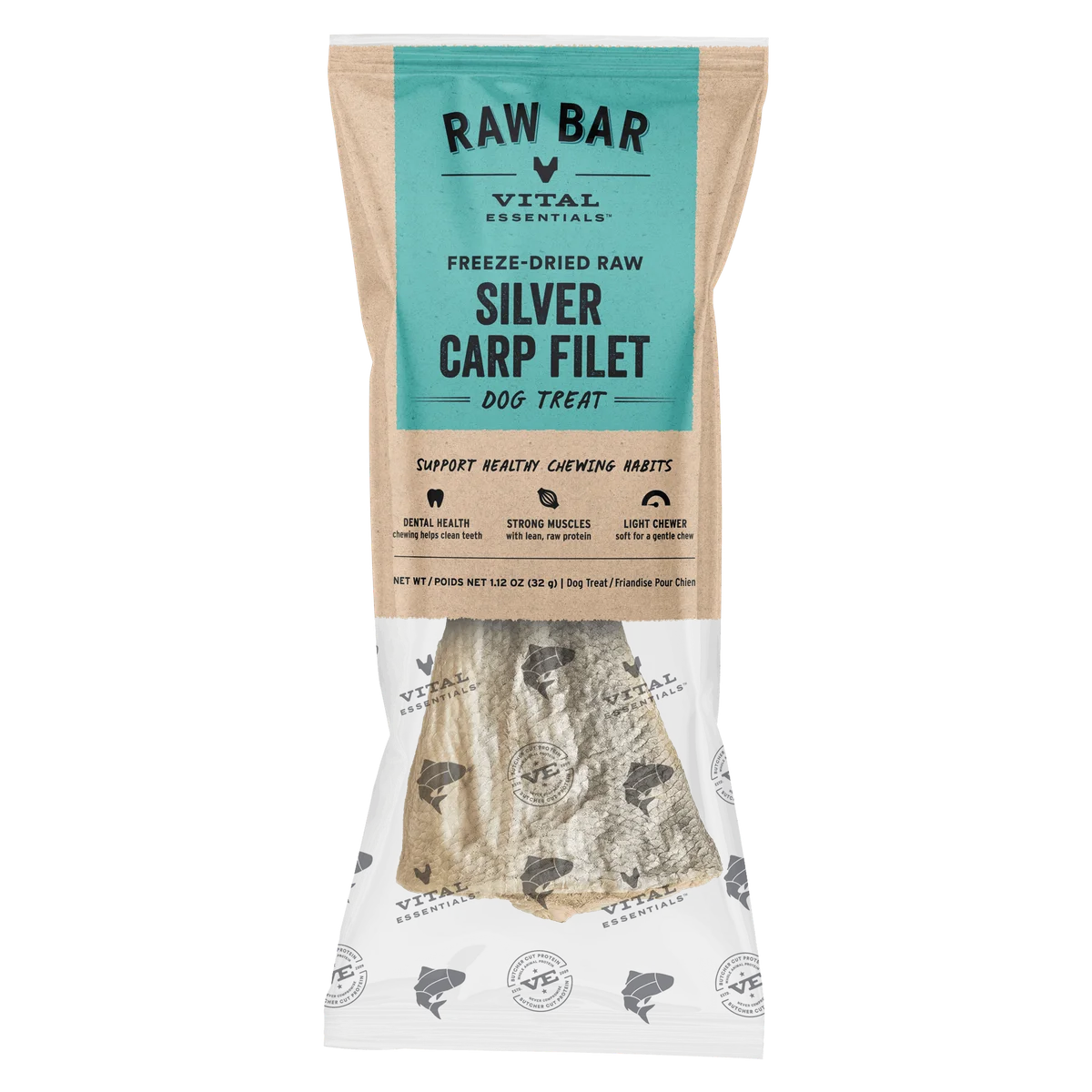 Vital Essentials Raw Bar - Freeze Dried Silver Carp Filet