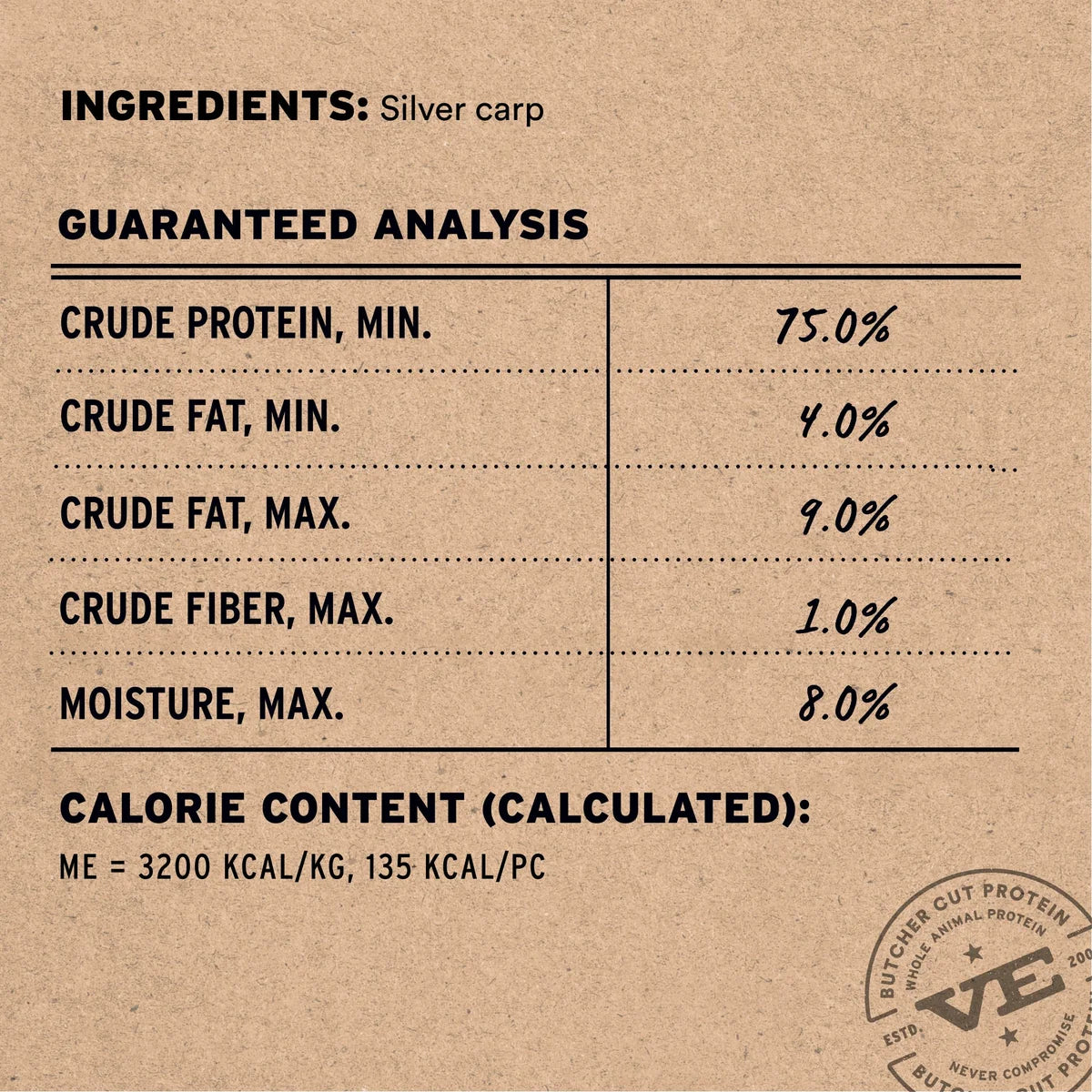 Vital Essentials Raw Bar - Freeze Dried Silver Carp Filet