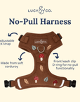 Lucy & Co. - Woodland Wonder Corduroy No-Pull Harness