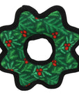 Tuffy Dog Toys - VIP Products - Tuffy Holiday Medium Gear Ring Wreath, Durable Dog Toy