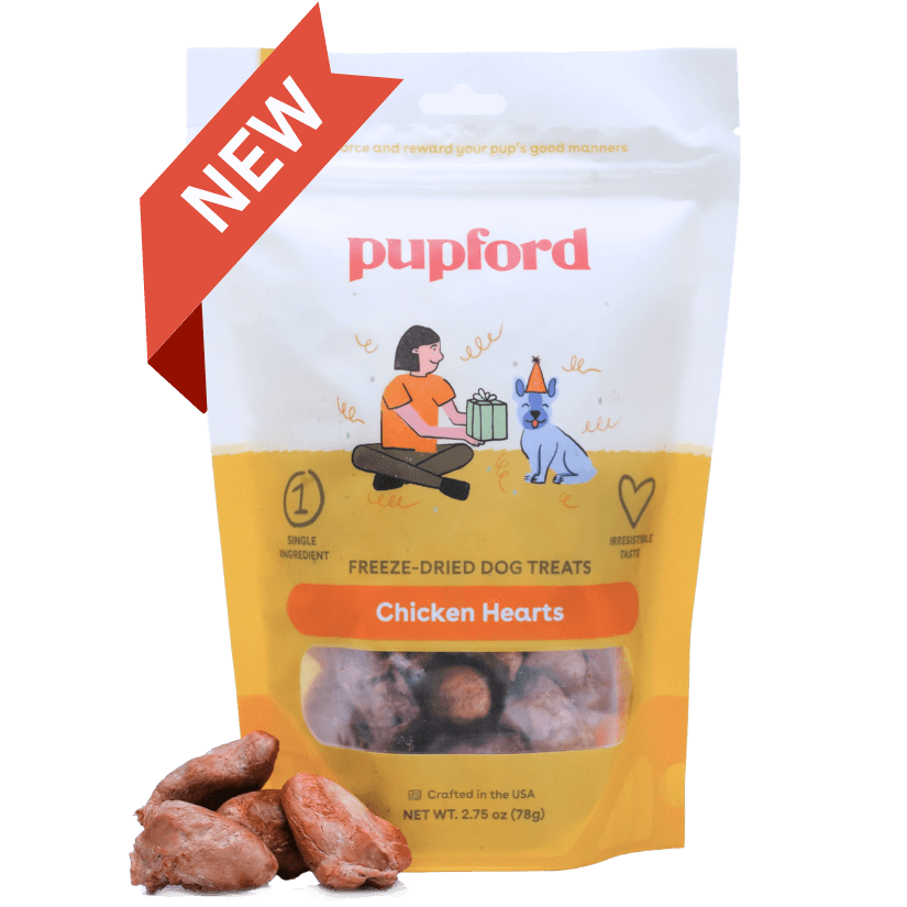 Pupford - Freeze Dried Chicken Hearts 2.75oz