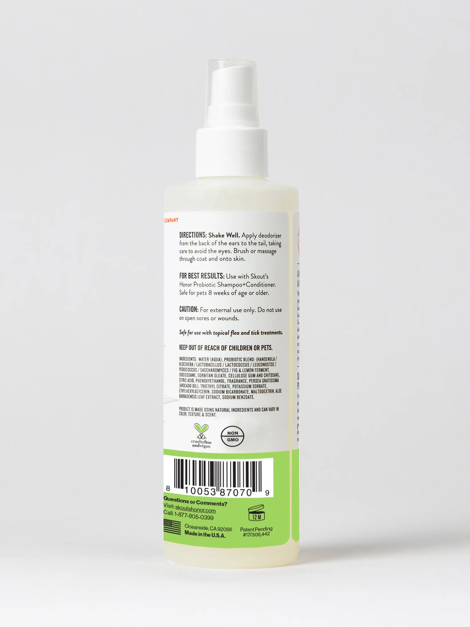 Skout&#39;s Honor - Probiotic Deodorizer for Dogs &amp; Cats