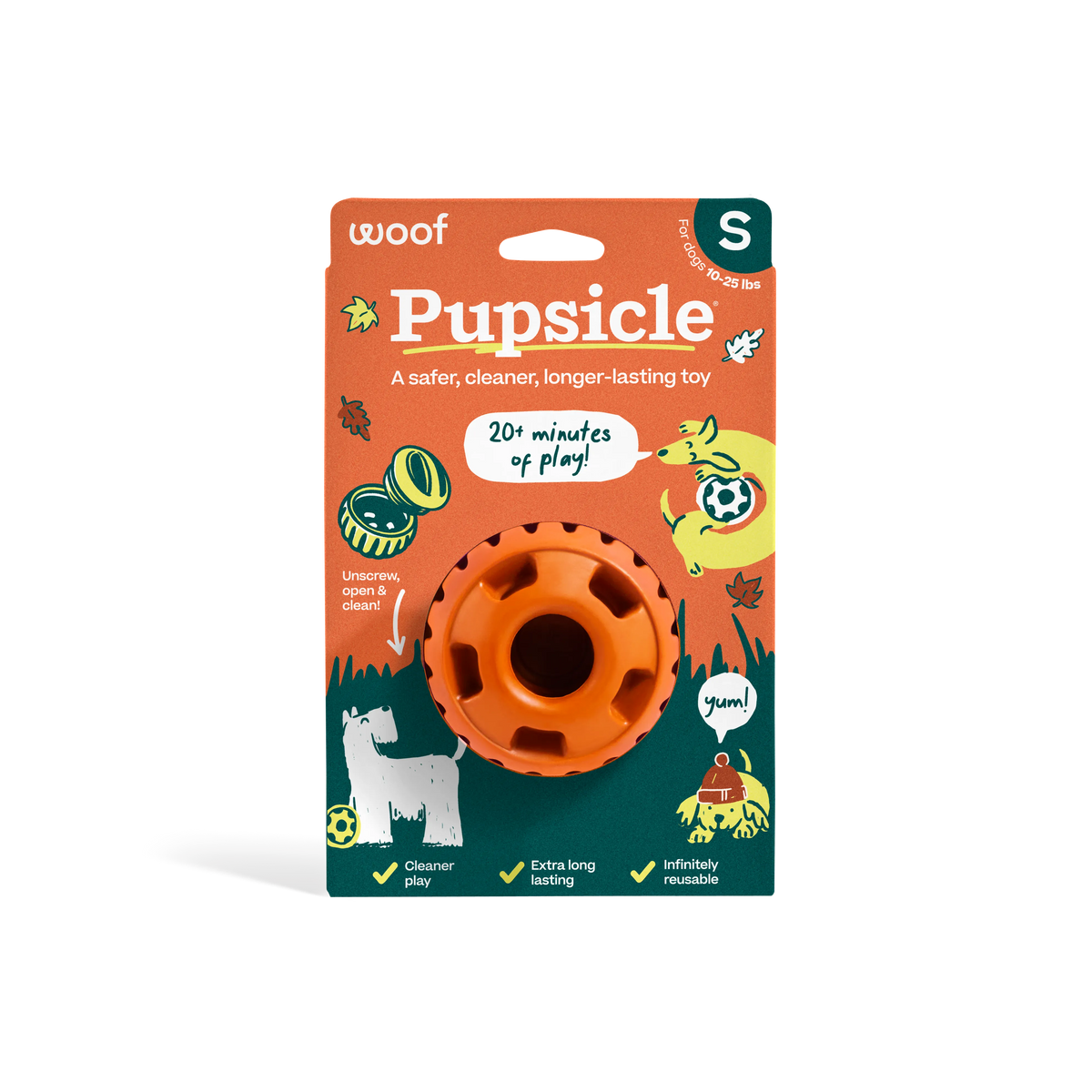 Pet Palette Distribution - WOOF Pumpkin Pupsicle Small