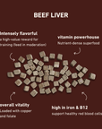 Max & Bella - Freeze-Dried Beef Liver Treats for Dogs & Cats — Single Ingredient, Grab-and-Go Packs: 10-PACK