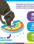 Brightkins Calming Rainbow Treat Puzzle & Lick Mats