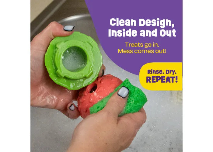 Brightkins Tough &amp; Tumble™ 2-Piece Treat Dispenser: Watermelon